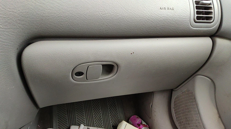 Conjunto de guantera Saturn L100 2000-2005 puerta completa con pestillo OEM gris 96b Foto 4 de 4