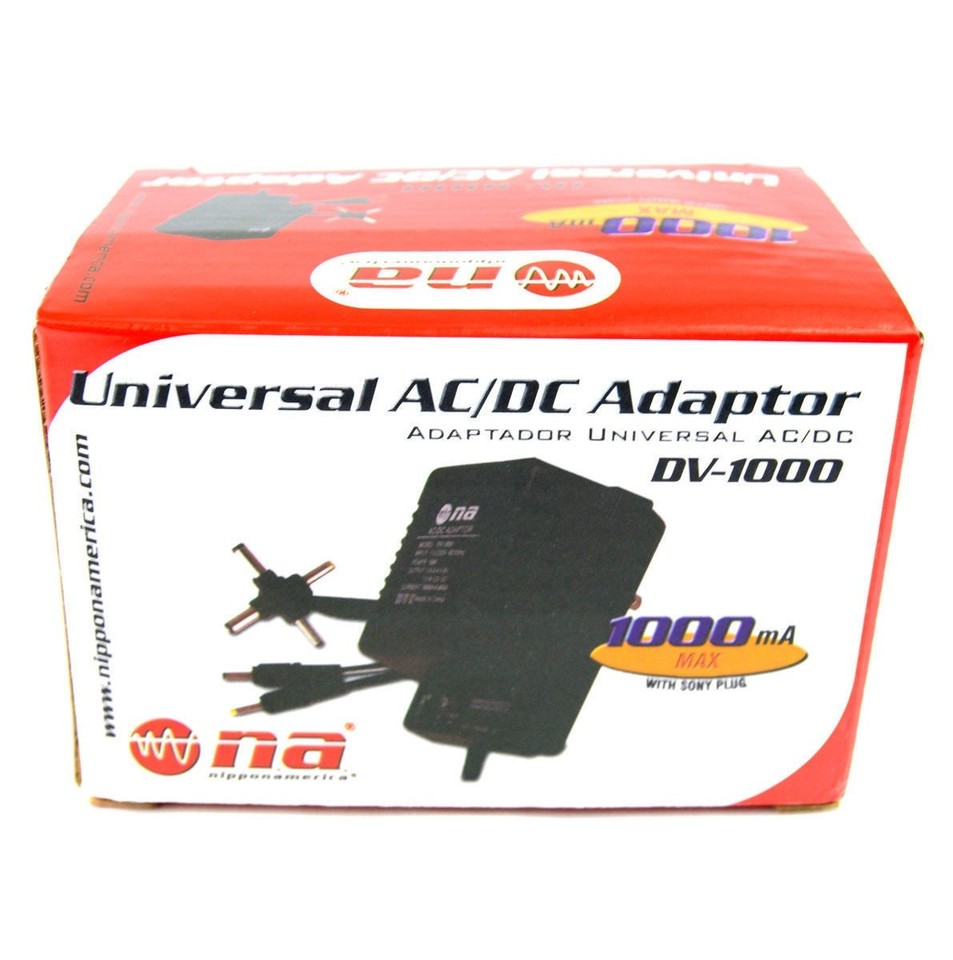 AC DC Power Adapter Polarity Switchable 1000ma 1.5V 3V 4.5V 6V 7.5V 9V ...