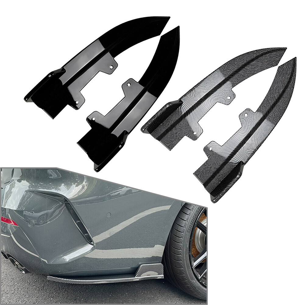 Rear Bumper Lip Wrap Corner Protector Spoiler Cover | eBay