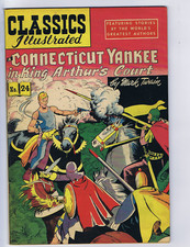 Classics Illustrated #24 Gilber 1949 A Connecticut Yankee in King Arthur's Court