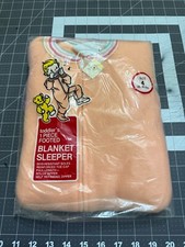 Vintage Kmart Toddler 1 Piece Footed Blanket Sleeper Size 4 Factory Sealed