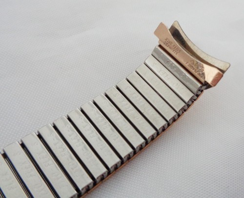 Reloj pulsera extensible vintage Rowi relleno de oro de 18 mm para uso o recuperación de oro - Imagen 4 de 9