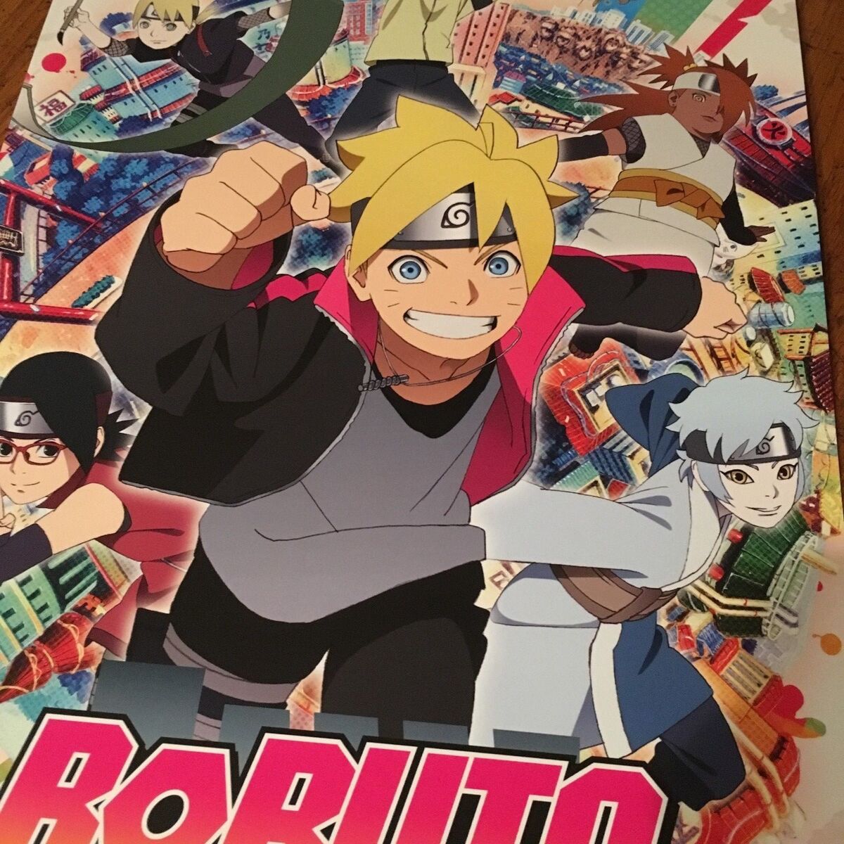 Naruto Next Generation BORUTO Poster Anime NYCC 2017 Masashi