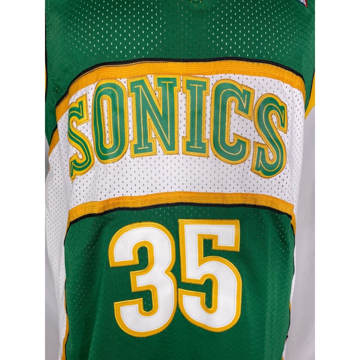 KEVIN DURANT #35 Seattle Supersonics NBA Adidas Green Jersey Men's