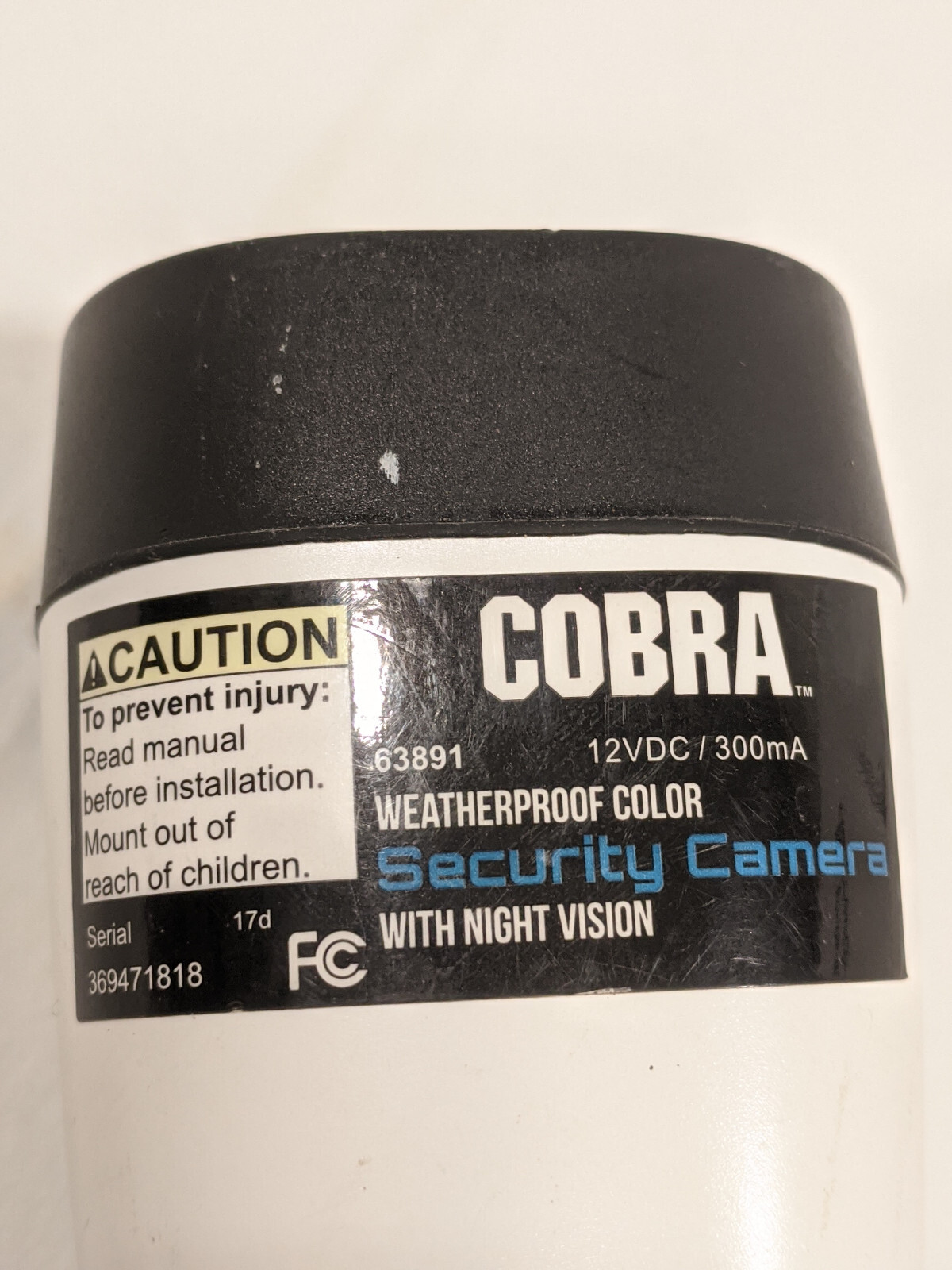 COBRA Outdoor Surveillance Camera's with Night Vision Model 63891 Lot