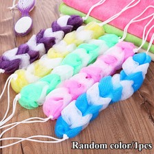 1-5X Back Scrubber Bath Shower Mesh Sponge Exfoliating Body Brush Wash Puff Spa