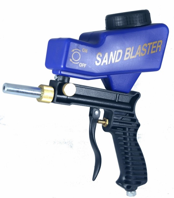 Lematec Sandblasting Gun AS118 Gravity Feed Black Air Sandblaster With Tip for sale online eBay