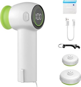 Electric Mason Jar Vacuum Sealer, 6 in 1 Canning Jars Kit Handheld Air Pump 