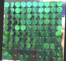 Round Green Shimmer Sequin Wall Panel St Patricks Party Background Decorations