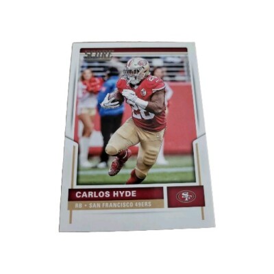 2017 Score #274 Carlos Hyde San Francisco 49ers NFL Football Card (E6