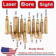 Laser Bore Sight Sighter BoreSighter Gun Red Dot Laser Cartridge With Battery US