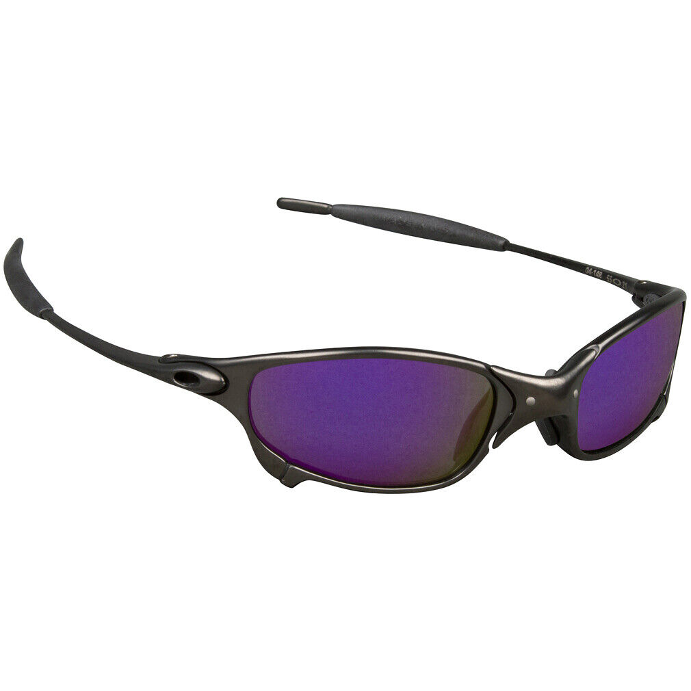 New Gray Polar w/Purple Mirror Replacement Lenses made to fit Oakley Juliet  X-M