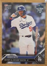 2023 TOPPS NOW ALL-STAR GAME SELECTION MOOKIE BETTS LOS ANGELES DODGERS 