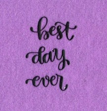 BEST DAY EVER die cuts scrapbook cards