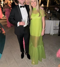 Elegant Organza Gown Sheer, Lightweight, Perfect for Parties  Formal Event