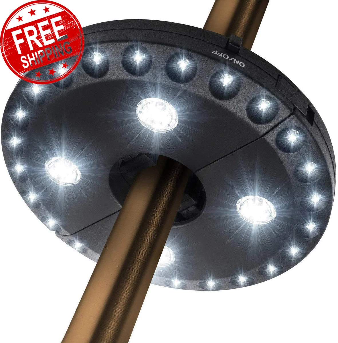 Battery operated umbrella lights deals