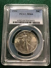 1934 Walking liberty half dollar PCGS MS64