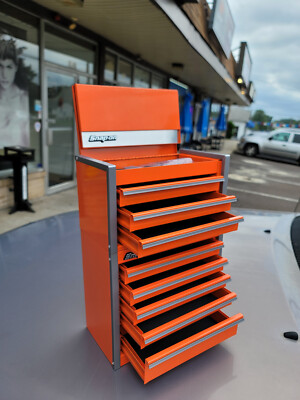 Snap-On Electric Orange Miniature Upper Top + Bottom Tool Box