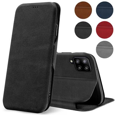 Book Style Tasche für Samsung Galaxy A12 M12 Schutz Hülle Cover Klapphülle Case