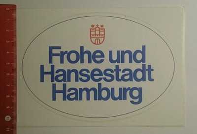 Sticker/Decal: Merry and Hanseatic City of Hamburg (130916102)
