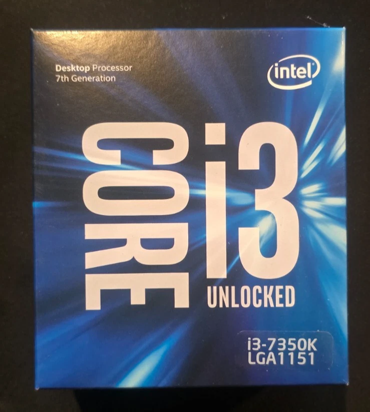 Intel Core i3-7350k LGA 1151 CPU processor Kaby Lake 4.2GHz dual core i3-7350k - Image 3 of 4