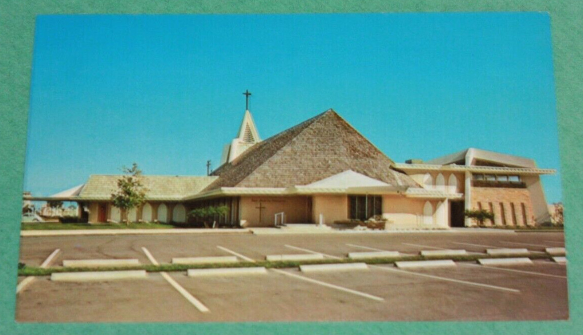 Vintage Travel Postcard Episcopal Church Of Saint Mark Ft Lauderdale FL