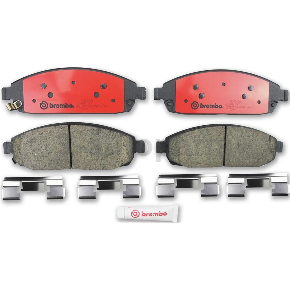 Pastillas de freno delanteras Brembo OE de cerámica para Jeep Commander 2006 2007 2008 2009 2010 Foto 2 de 2