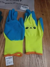 Gloves for Kids Gardening Youth (Ages 10 11 12) Size 6 - Glosav 2-pack - NEW
