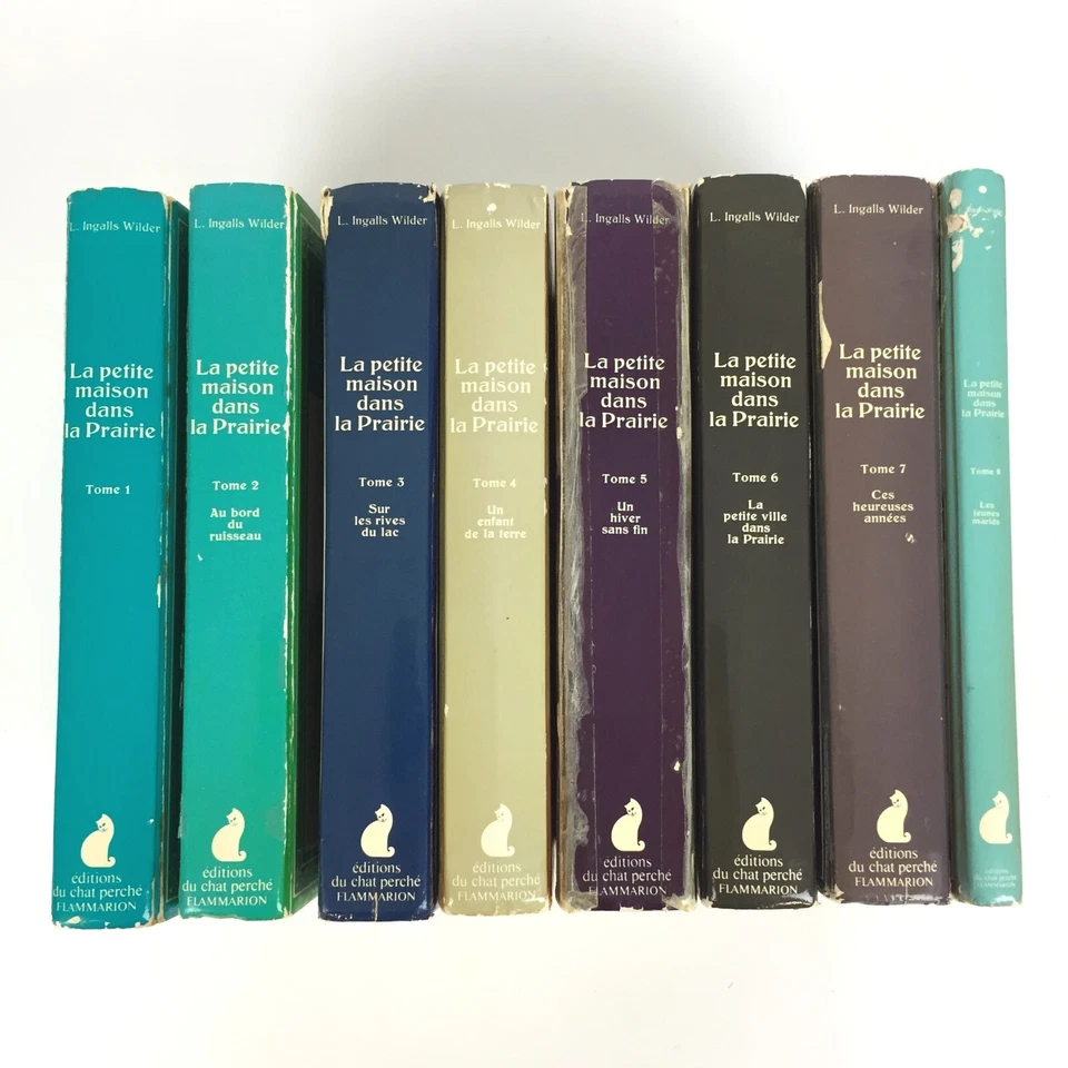 La Petite Maison Dans La Prairie Lot 8 Livres Tomes 1 à 8 Intégrale Etat Correct - Photo 2/4