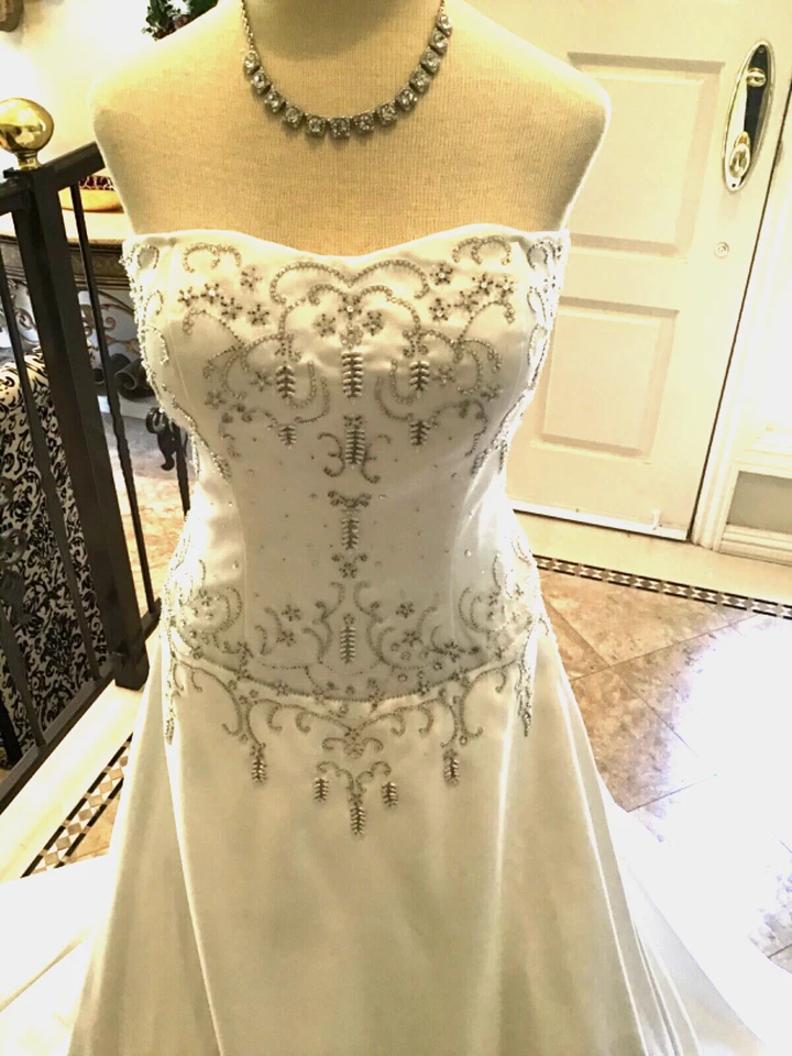 Winnie Couture NUEVO Vestido de Novia Vestido de Novia Diamante Blanco 10 Foto 2 de 4