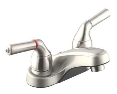 Home Plus Classic Two Handle Lavatory Faucet, Chrome,MultiColor,New