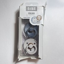 BIBS Baby Iron  Sand Natural Rubber Soothing Pacifier Set of 2 Pcs 0-6 Months