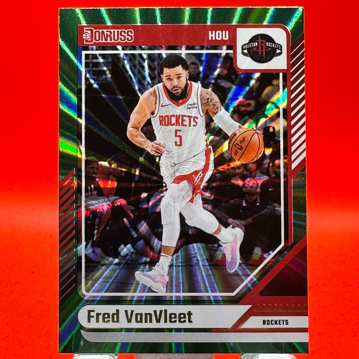 2024-25 Panini Donruss - Fred VanVleet #58 Holo Green Laser | eBay