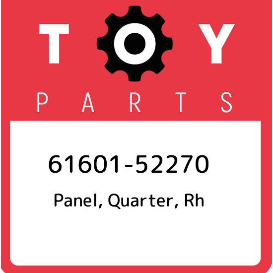 61601-52270 Toyota Panel, quarter, rh 6160152270, New Genuine OEM 
