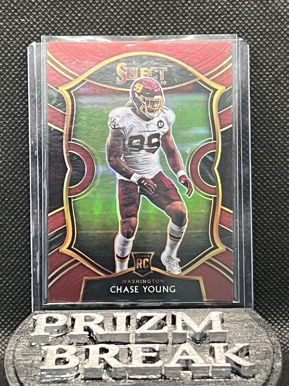 2020 Panini Select Chase Young RC Rookie Maroon Prizm /149 No. 64 WFT 49ers 🔥🏈