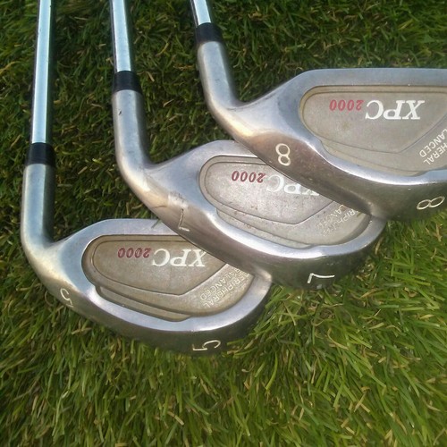 XPC 2000 Peripheral Balanced Irons 5,7,8 Steel RH Steef Chamoise Grips - Picture 5 of 12