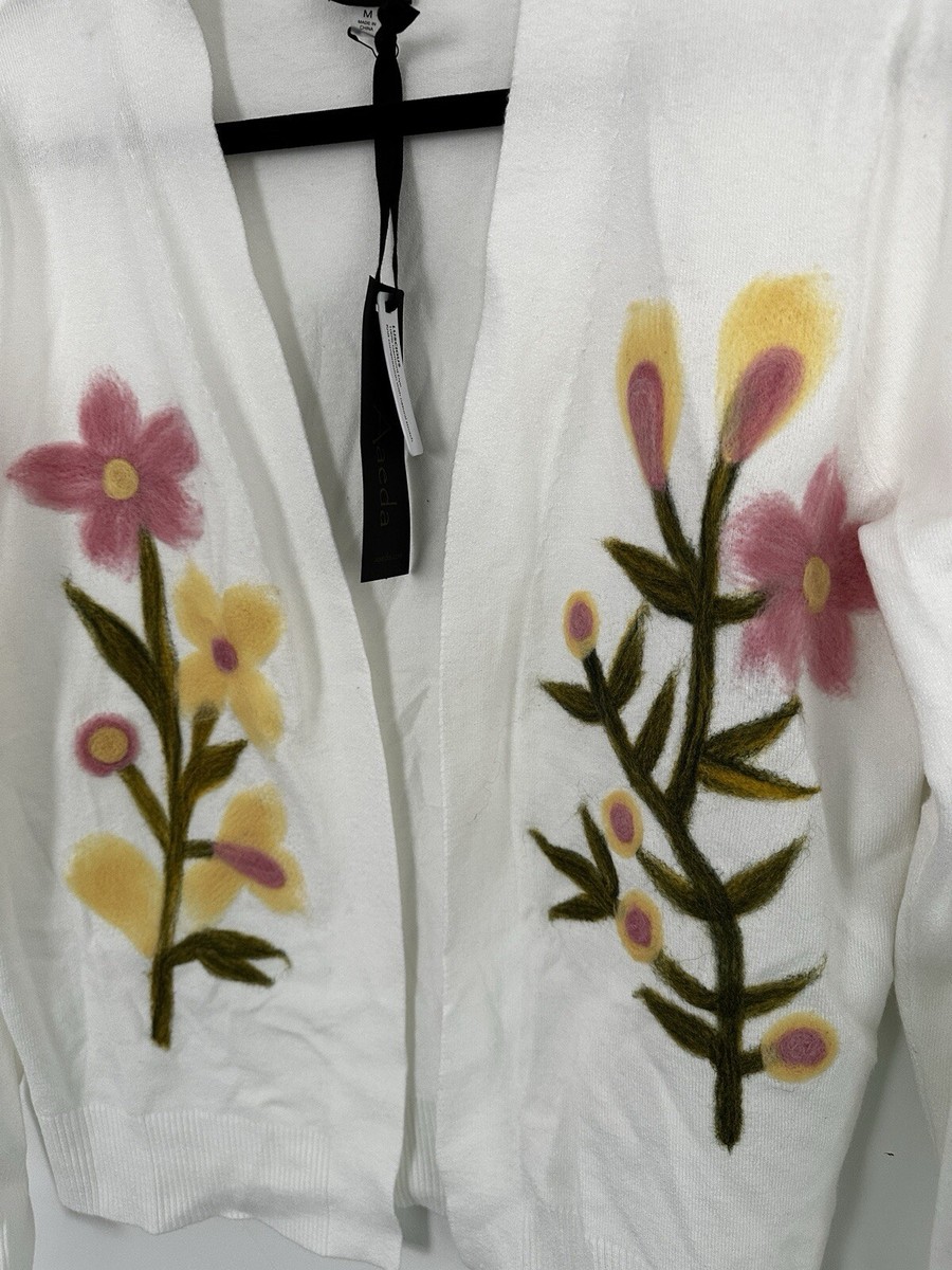 トップス acka flower lace cardigan Women Lace Crochet Cardigan Blouse V-neck Hollow Knitted