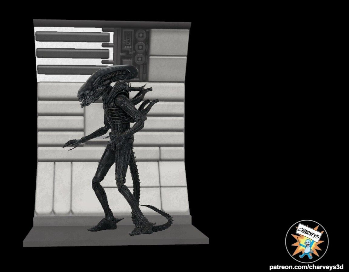 Nostromo Corridor Diorama for 6 IN (1:12) FIGURES