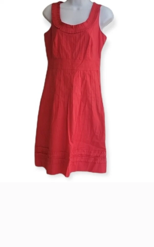 Abito rosso darla Tory Burch aderente e flare taglia 4