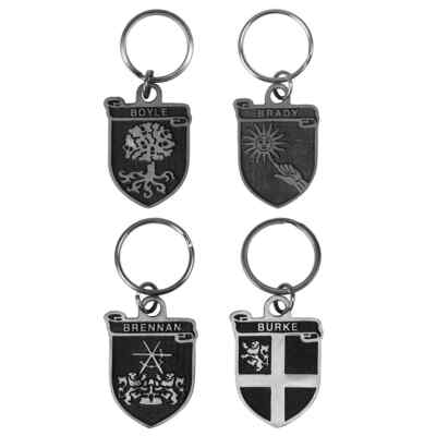 Irish Coat of Arms Pewter Key Chain