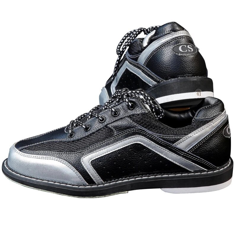 Men Genuine Leather Bowling Shoes Male Leisure Antislippery Bowling