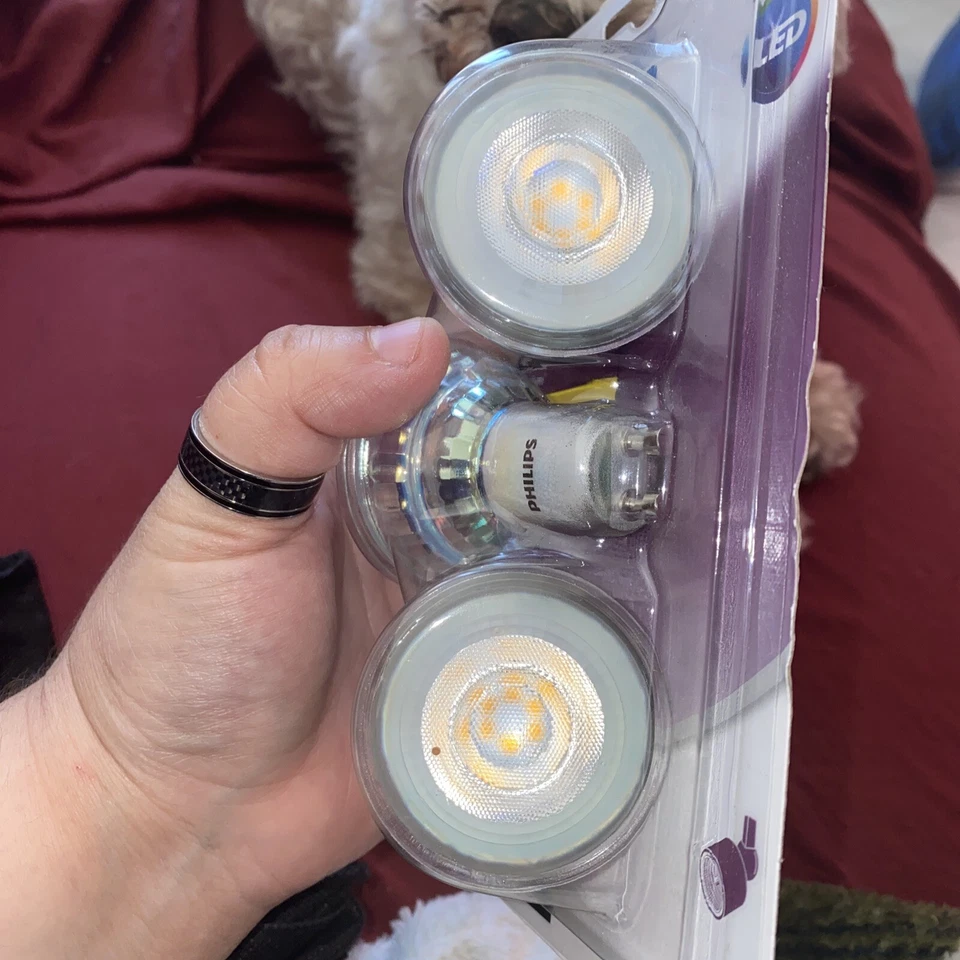 Phillips LED Indoor Flood Light Dimmable Bright White - 35w Replacement - GU10 - Image 3 of 4