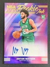 Anton Watson 2024-25 Panini Hoops Rookie Ink Auto RC #RI-WAT