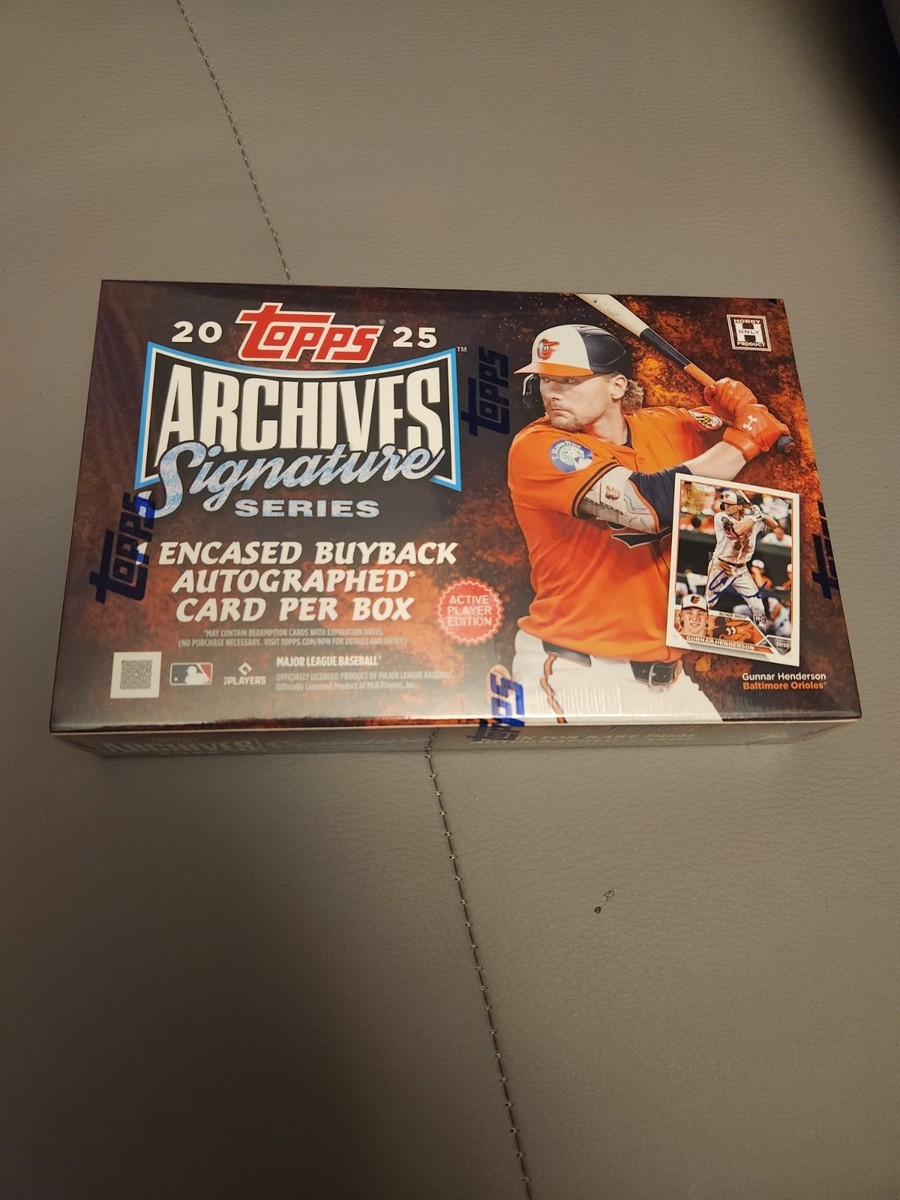 2025 Topps Archives Signature Series Active Player Hobby Box
