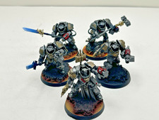 Warhammer 40K Grey Knights Terminators (5) Space Marines Army Lot Nicely Painted