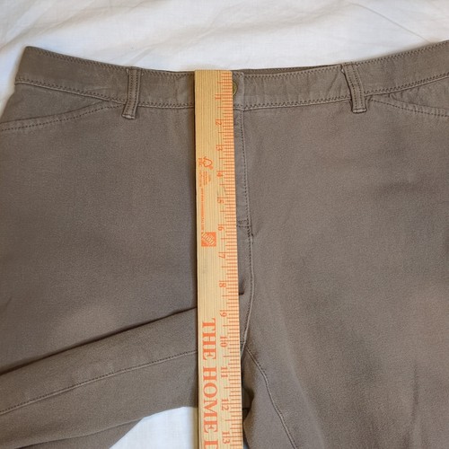 Chicos So Slimming Pants Women US Size 2 Mud Brown Pull On Denim Stretch - Picture 7 of 9