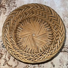 Beautiful Bamboo Woven Round Fruit/bread Basket