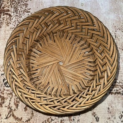  Beautiful Bamboo Woven Round Fruit/bread Basket