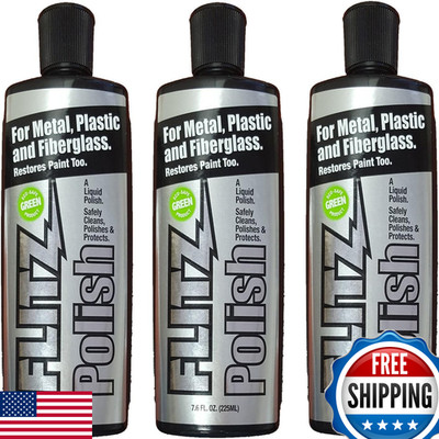 Flitz Multi Purpose Metal Polish Liquid - 7.6Oz Bottle Of Usa-Made Tarnish