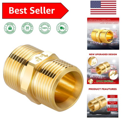 #ad #ad Efficient M22 Pressure Washer Coupler 4500 PSI Brass Fitting for All Brands $13.99